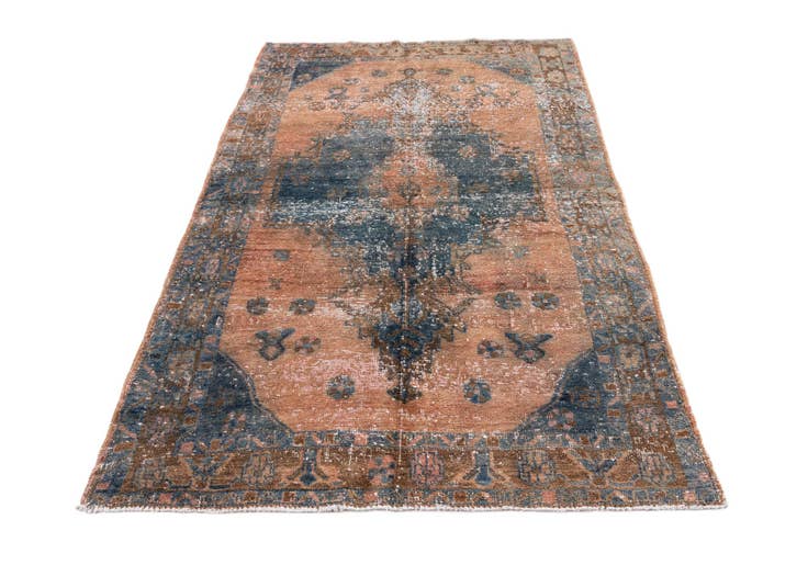 Detail image of 5' x 7' 3 Hand Knotted Ultra Vintage Persian Wool Rug