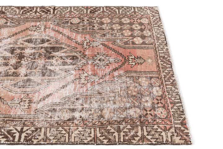 3' 10 x 6' 4 Hand Knotted Ultra Vintage Persian Wool Rug