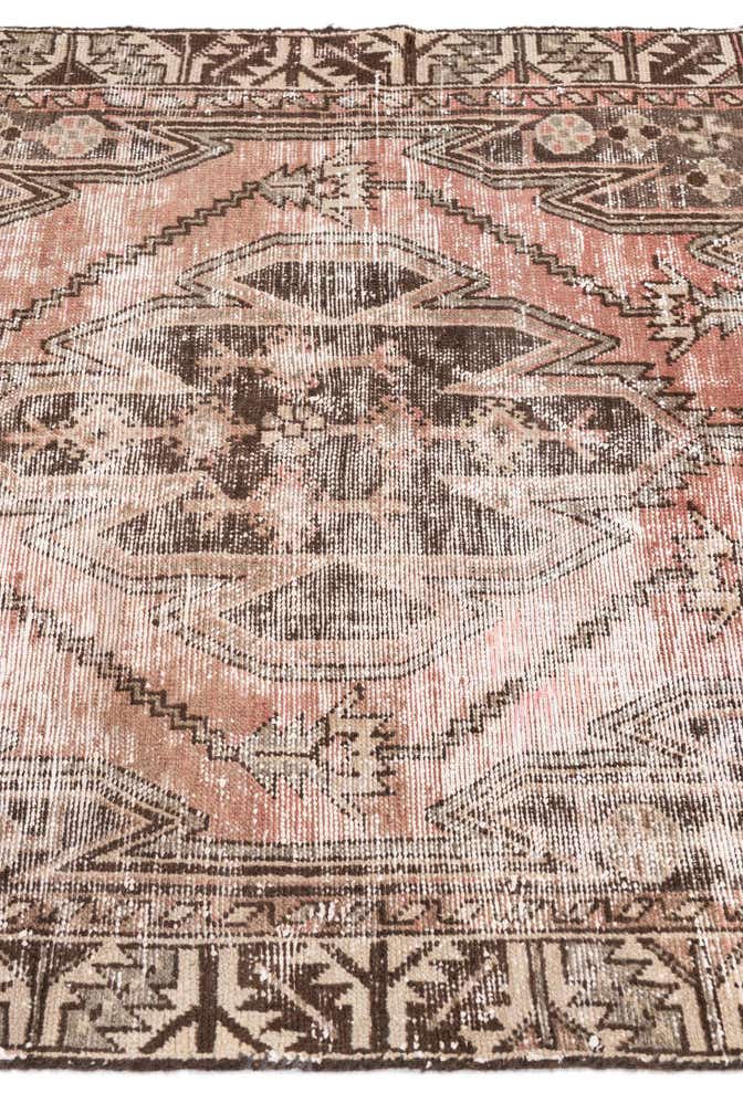 3' 10 x 6' 4 Hand Knotted Ultra Vintage Persian Wool Rug
