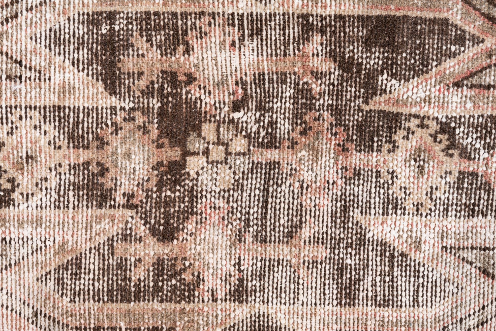 3' 10 x 6' 4 Hand Knotted Ultra Vintage Persian Wool Rug