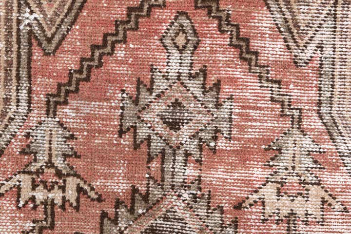 3' 10 x 6' 4 Hand Knotted Ultra Vintage Persian Wool Rug