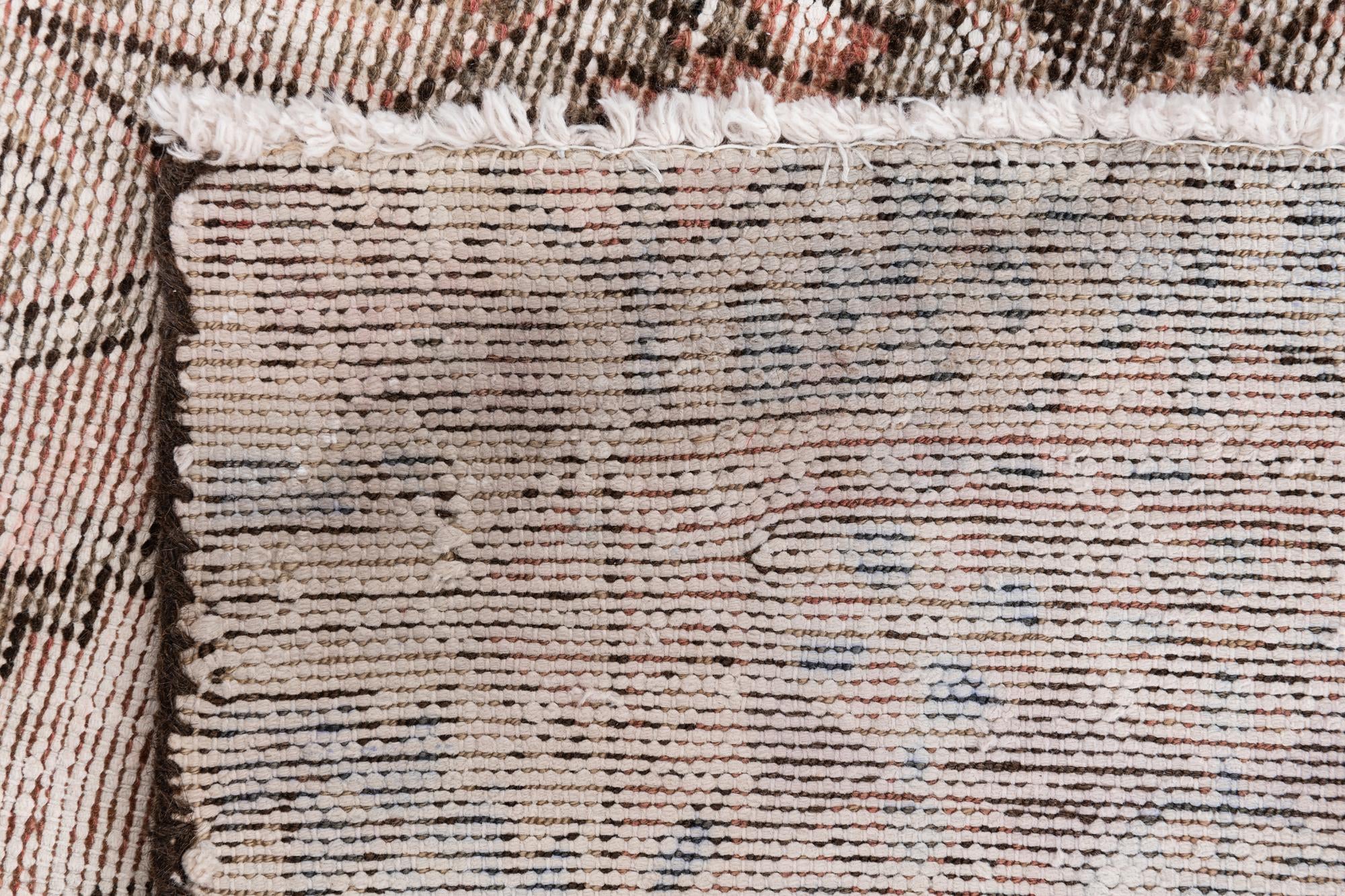 3' 10 x 6' 4 Hand Knotted Ultra Vintage Persian Wool Rug