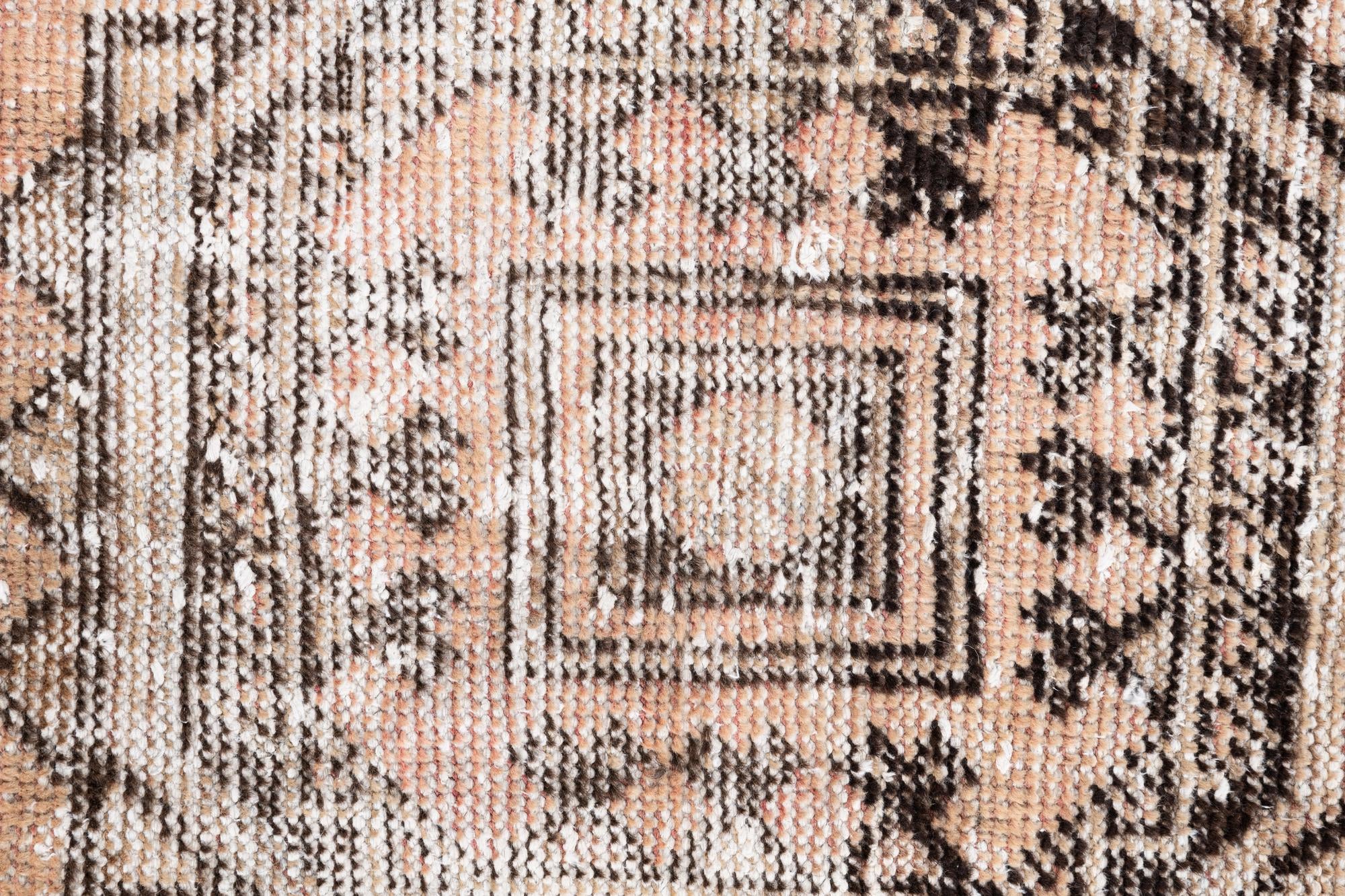3' 7 x 6' Hand Knotted Ultra Vintage Persian Wool Rug