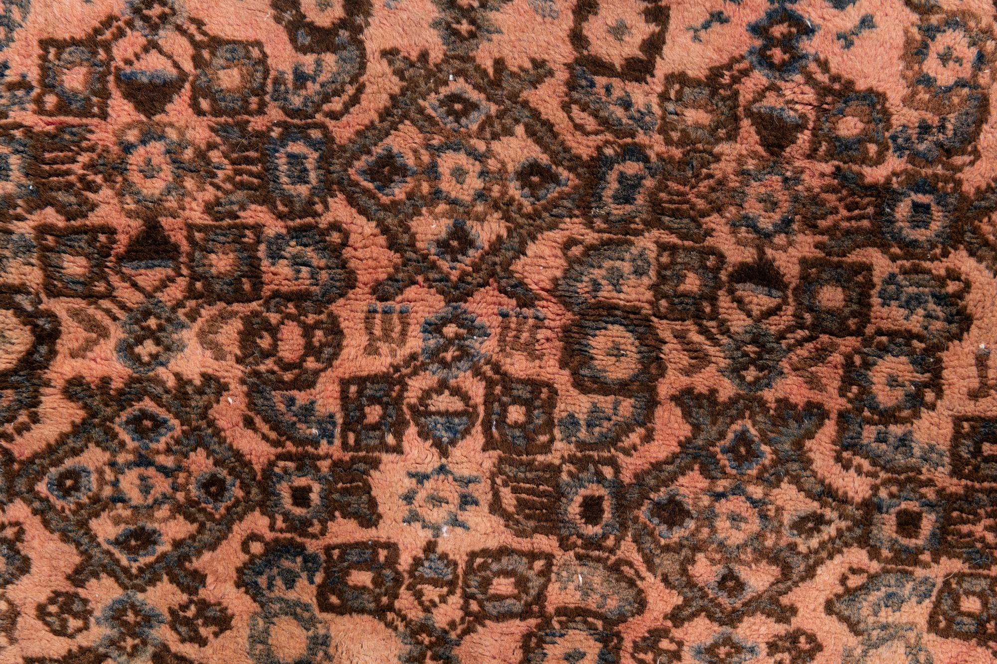 3' 5 x 6' 2 Hand Knotted Ultra Vintage Persian Wool Rug
