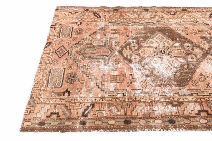 4' x 6' Hand Knotted Ultra Vintage Persian Wool Rug