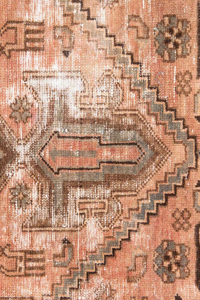 4' x 6' Hand Knotted Ultra Vintage Persian Wool Rug