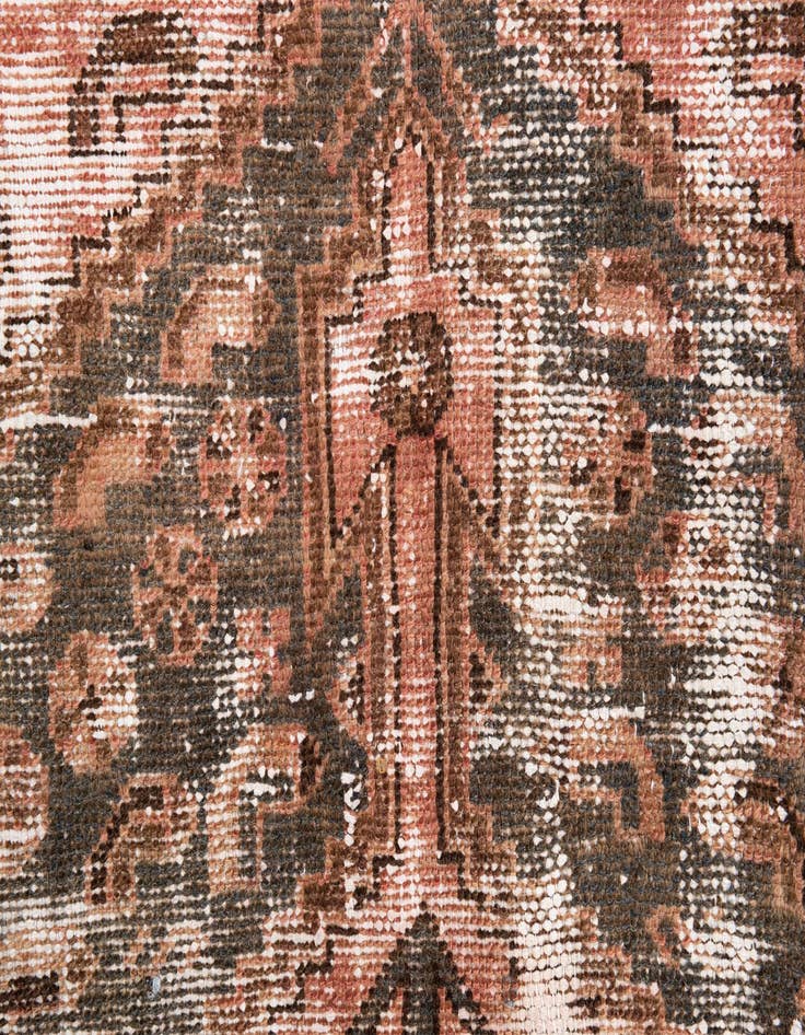 Detail image of 4' 1 x 6' 2  Hand Knotted Ultra Vintage Persian Wool Rug