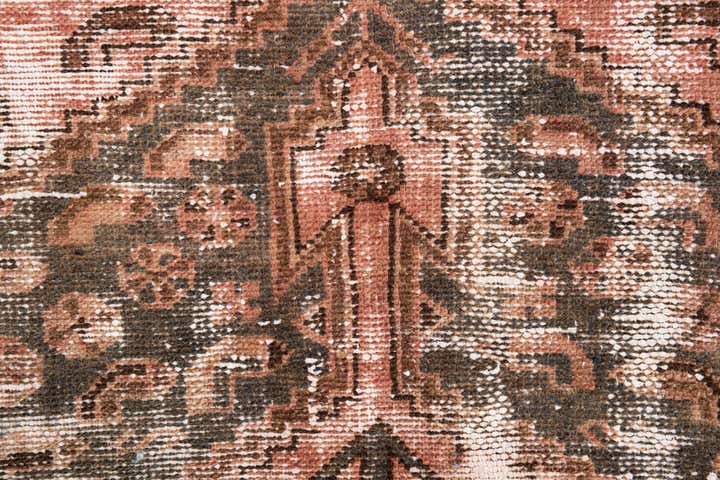 4' 1 x 6' 2 Hand Knotted Ultra Vintage Persian Wool Rug