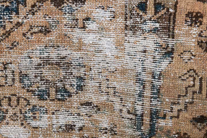 4' 1 x 6' Hand Knotted Ultra Vintage Persian Wool Rug