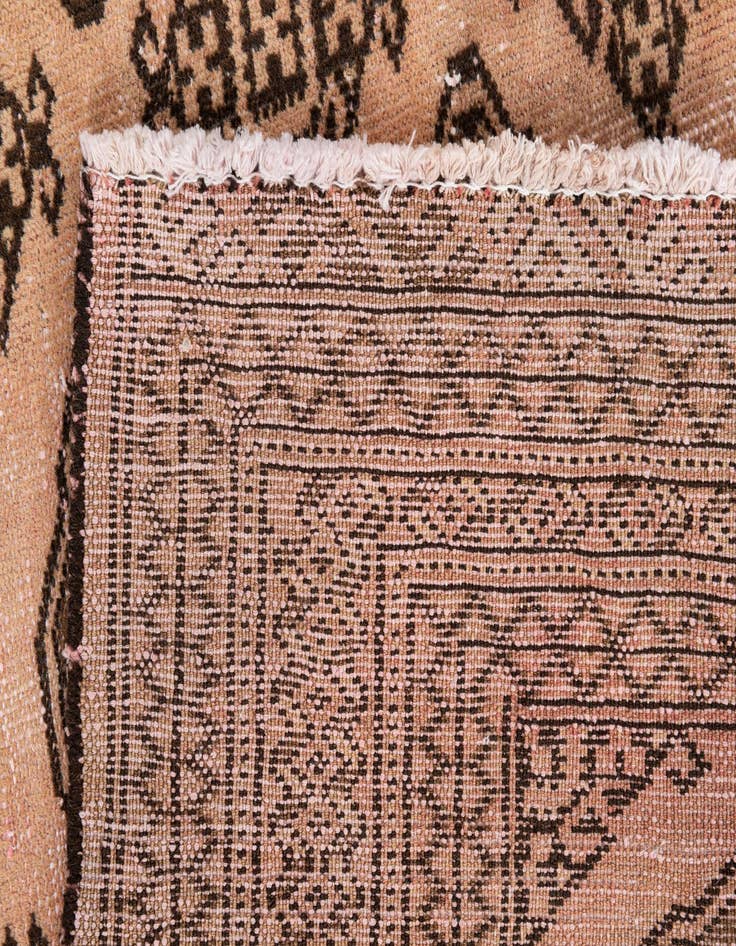 Detail image of 4' 4 x 6' 1  Hand Knotted Ultra Vintage Persian Wool Rug