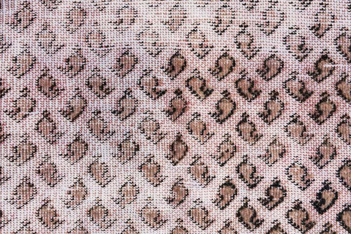 4' 7 x 7' Hand Knotted Ultra Vintage Persian Wool Rug