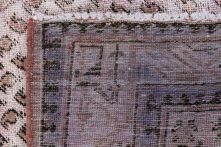 4' 7 x 7' Hand Knotted Ultra Vintage Persian Wool Rug