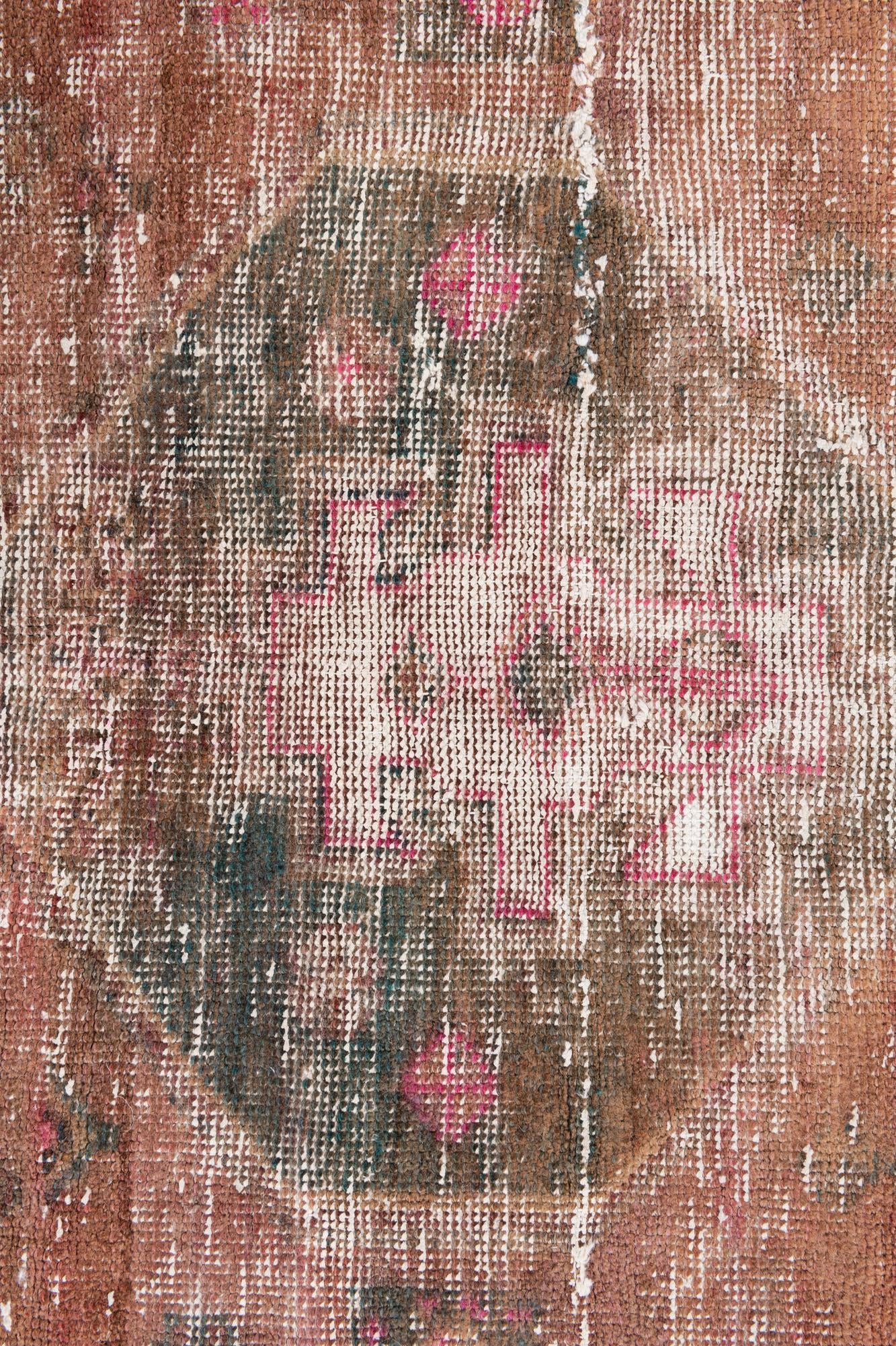 5' x 6' Hand Knotted Ultra Vintage Persian Wool Rug