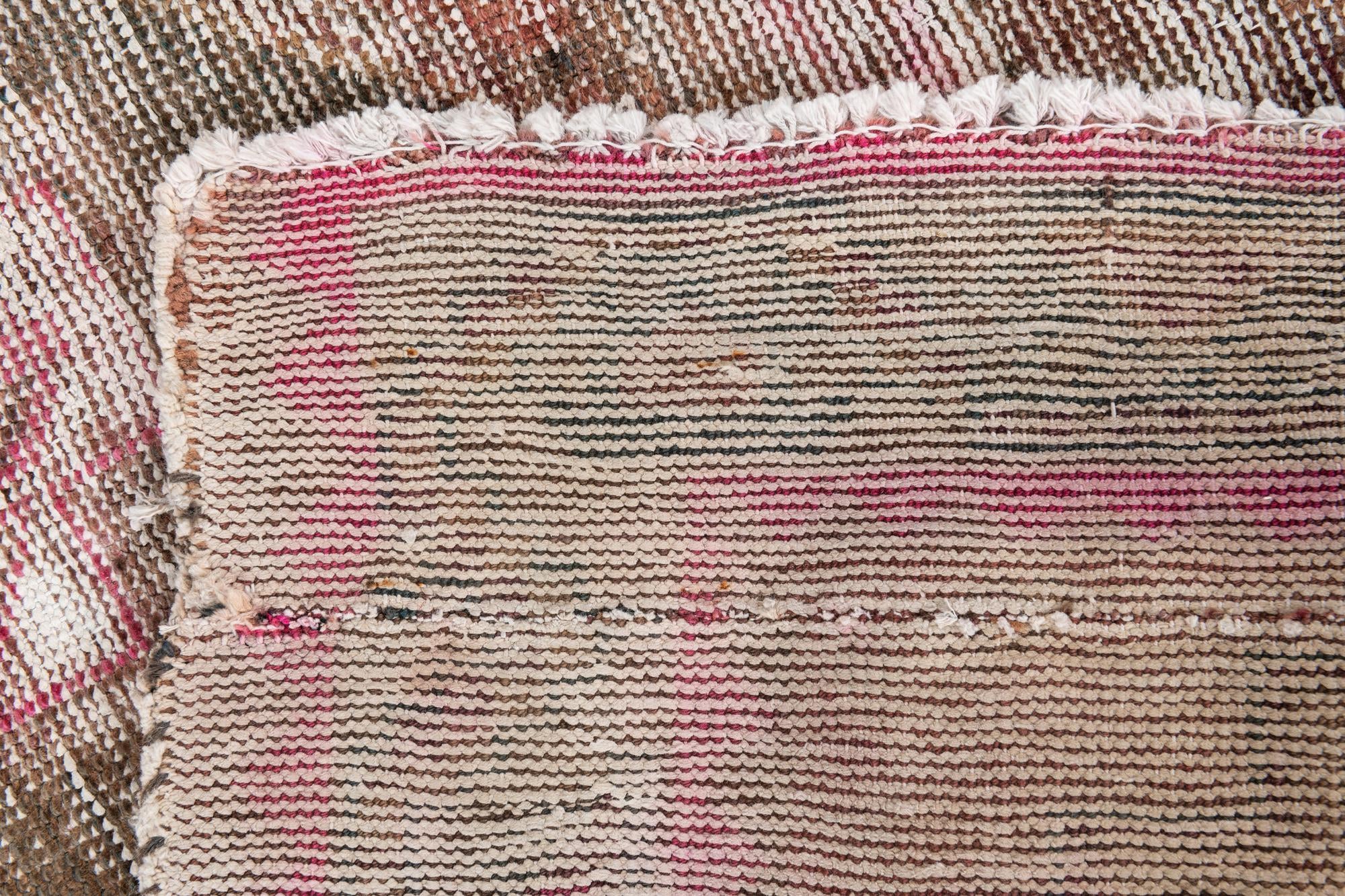 5' x 6' Hand Knotted Ultra Vintage Persian Wool Rug