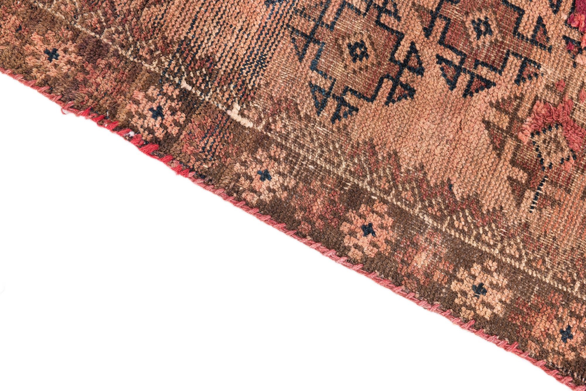 3' 1 x 5' 5 Hand Knotted Ultra Vintage Persian Wool Rug