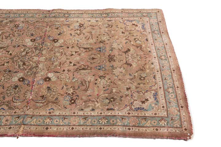 3' 6 x 6' Hand Knotted Ultra Vintage Persian Wool Rug