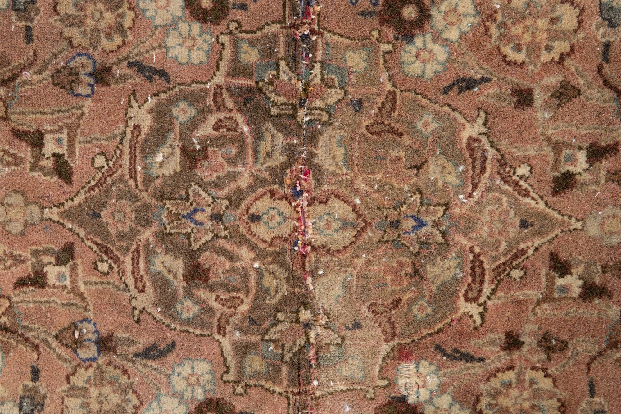 3' 6 x 6' Hand Knotted Ultra Vintage Persian Wool Rug