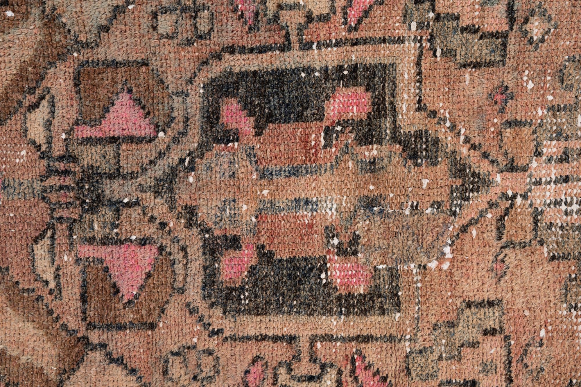 4' 2 x 7' 4 Hand Knotted Ultra Vintage Persian Wool Rug