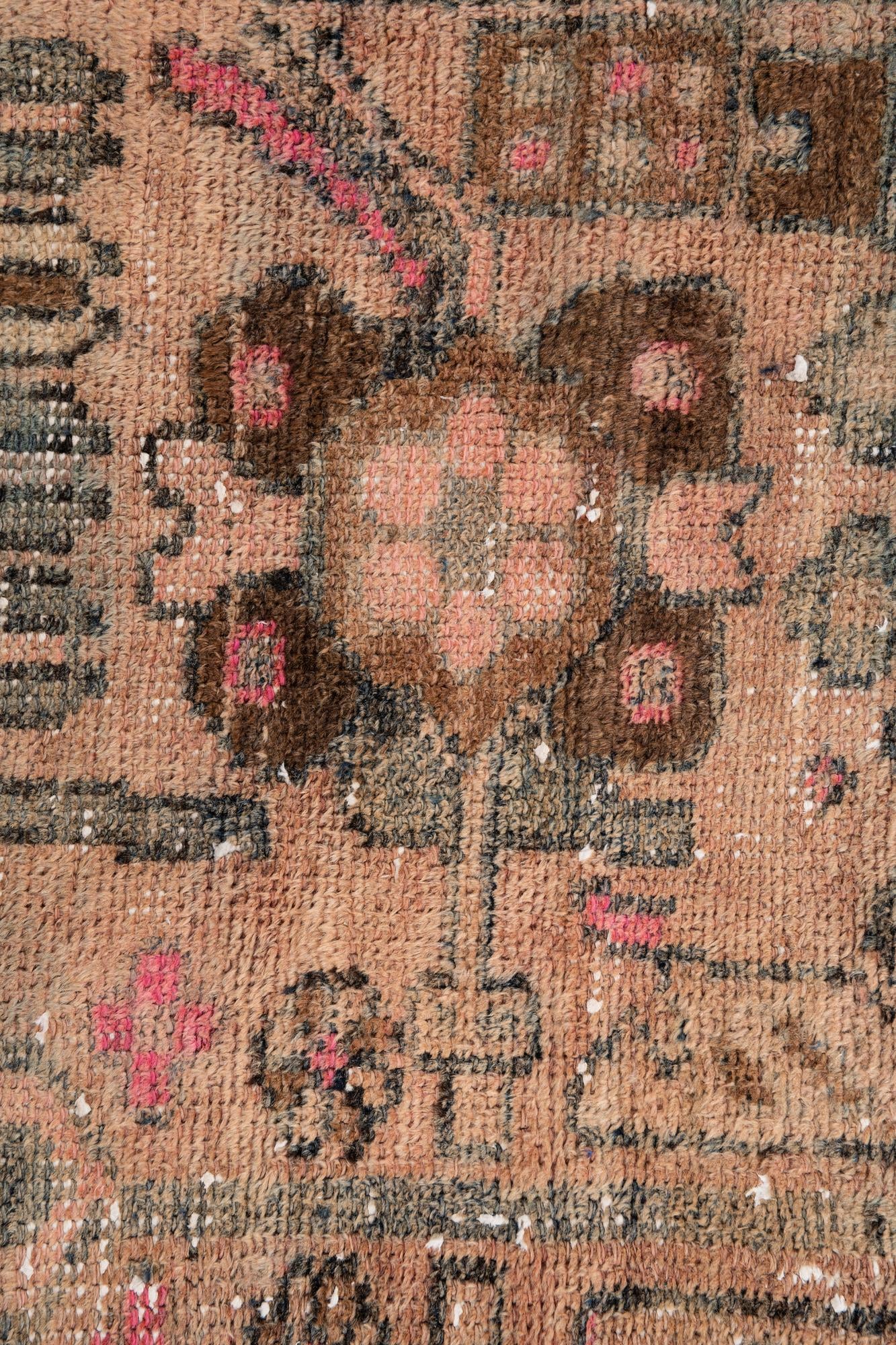 4' 2 x 7' 4 Hand Knotted Ultra Vintage Persian Wool Rug