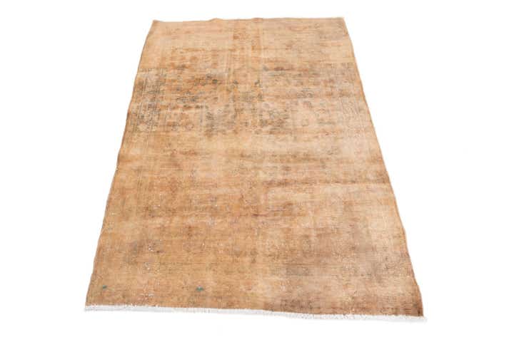 3' 5 x 5' Hand Knotted Ultra Vintage Persian Wool Rug