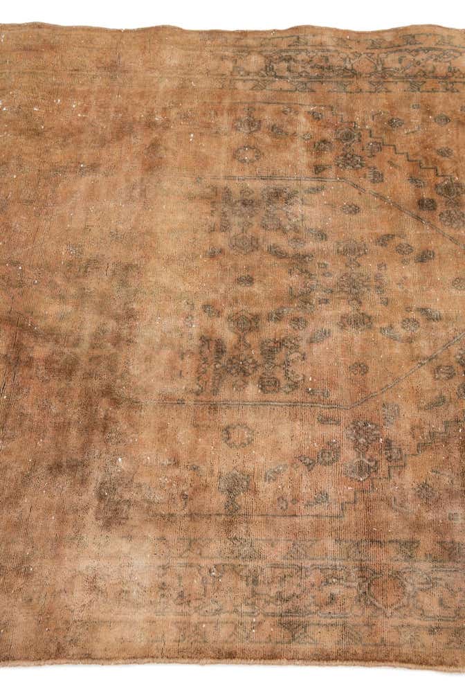 3' 5 x 5' Hand Knotted Ultra Vintage Persian Wool Rug