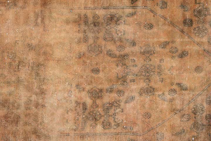 3' 5 x 5' Hand Knotted Ultra Vintage Persian Wool Rug