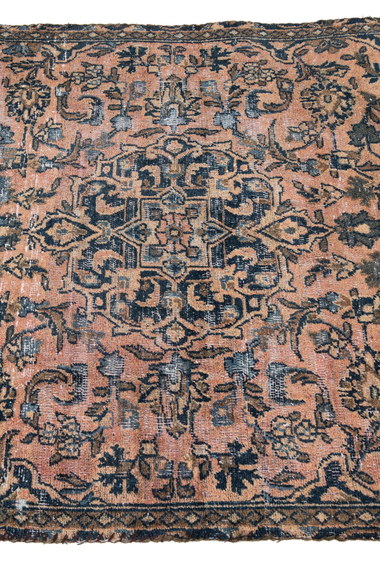 3' 3 x 5' 5 Hand Knotted Ultra Vintage Persian Wool Rug