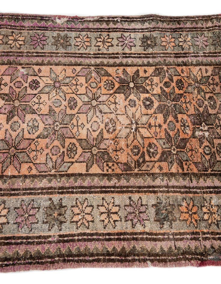 Detail image of 3' 1 x 4' 8  Hand Knotted Ultra Vintage Persian Wool Rug