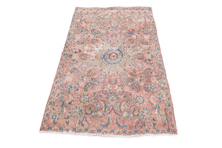 3' x 4' 10 Hand Knotted Ultra Vintage Persian Wool Rug