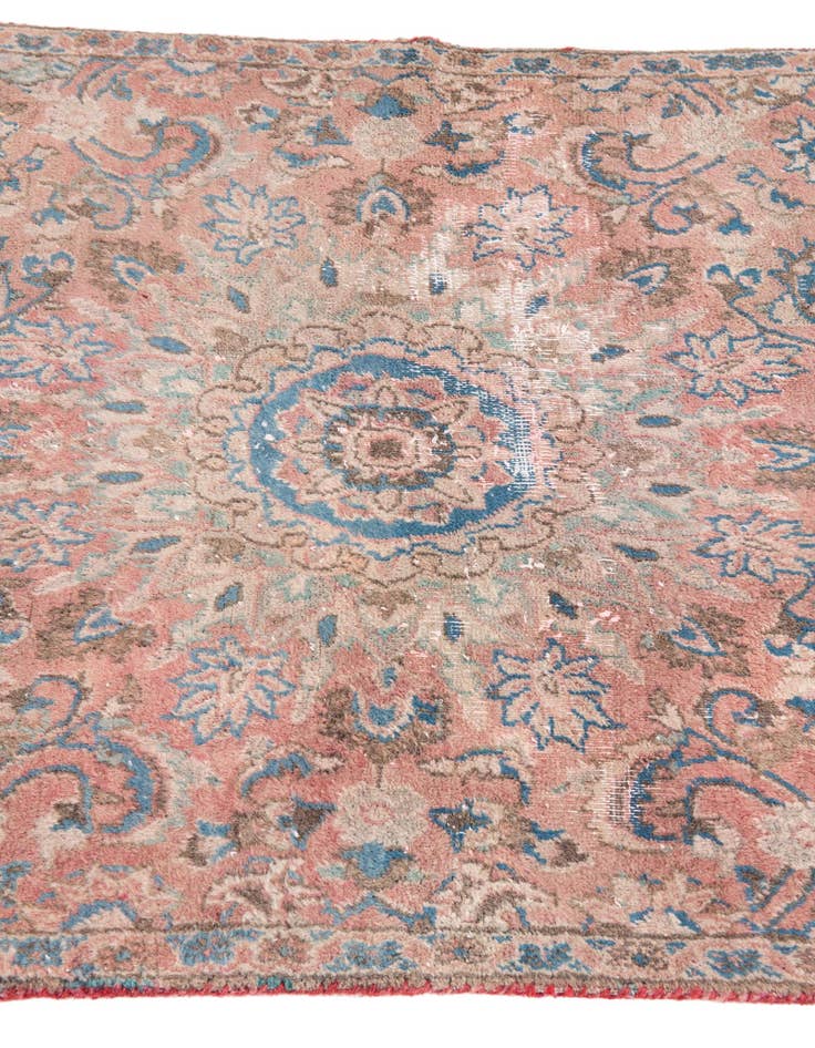 Detail image of 3' x 4' 10  Hand Knotted Ultra Vintage Persian Wool Rug