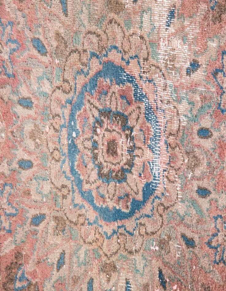 Detail image of 3' x 4' 10  Hand Knotted Ultra Vintage Persian Wool Rug