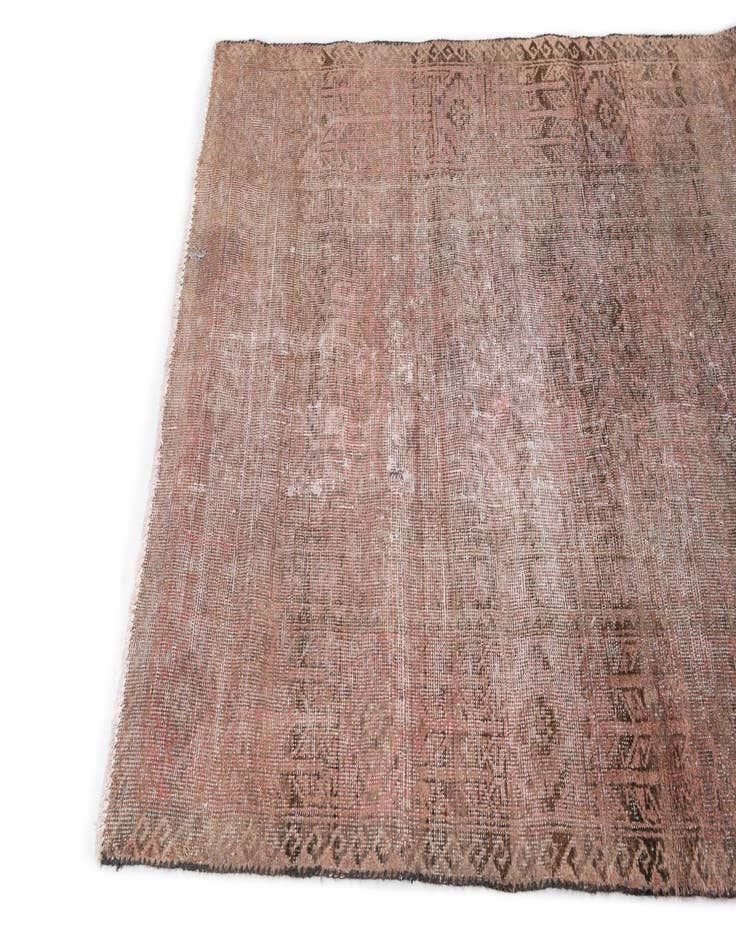 Detail image of 3' 9 x 6' 1  Hand Knotted Ultra Vintage Persian Wool Rug