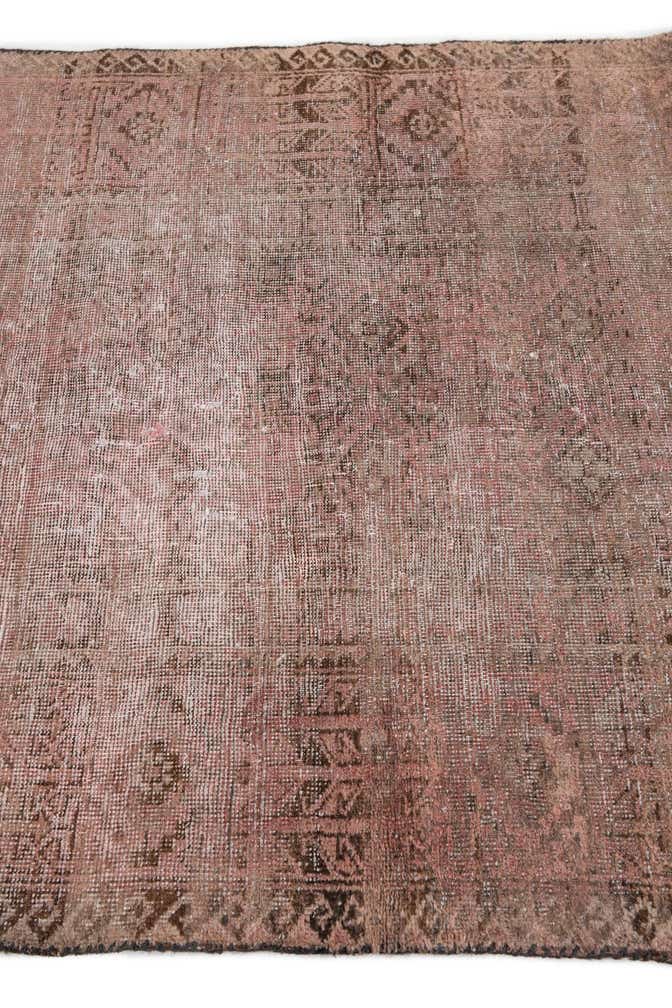 3' 9 x 6' 1 Hand Knotted Ultra Vintage Persian Wool Rug