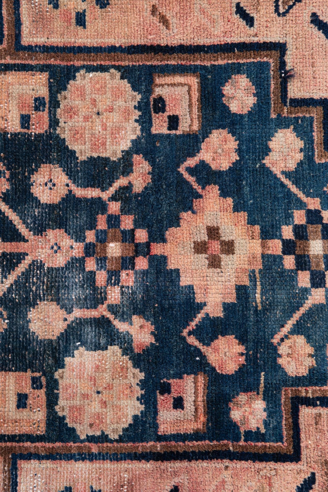 3' 10 x 6' 9 Hand Knotted Ultra Vintage Persian Wool Rug