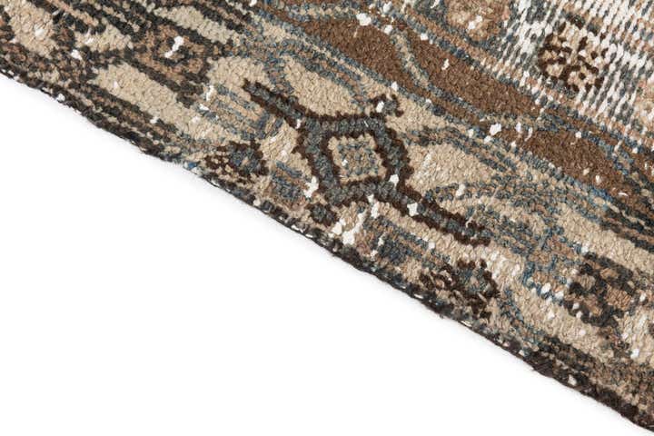 6' 2 x 10' Hand Knotted Ultra Vintage Persian Wool Rug