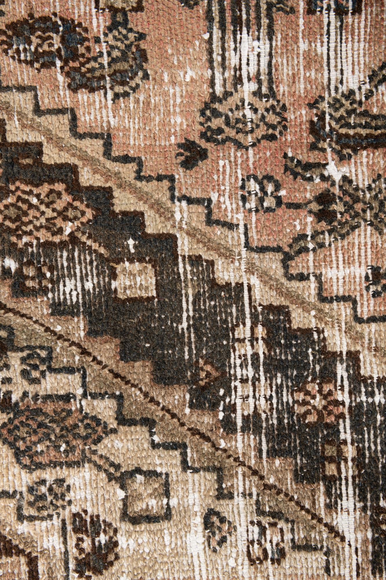 6' 2 x 10' Hand Knotted Ultra Vintage Persian Wool Rug