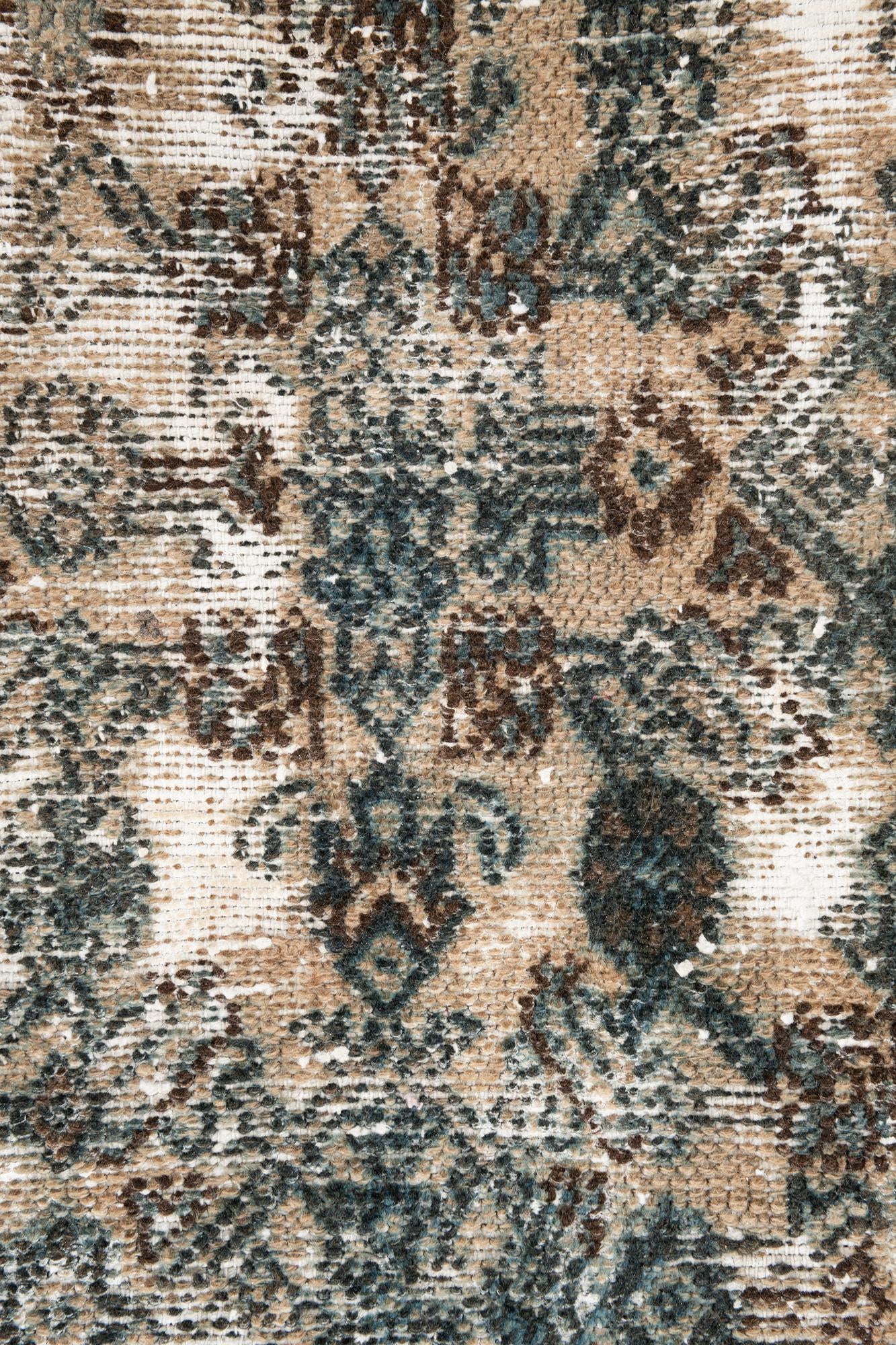 5' 8 x 8' 3 Hand Knotted Ultra Vintage Persian Wool Rug