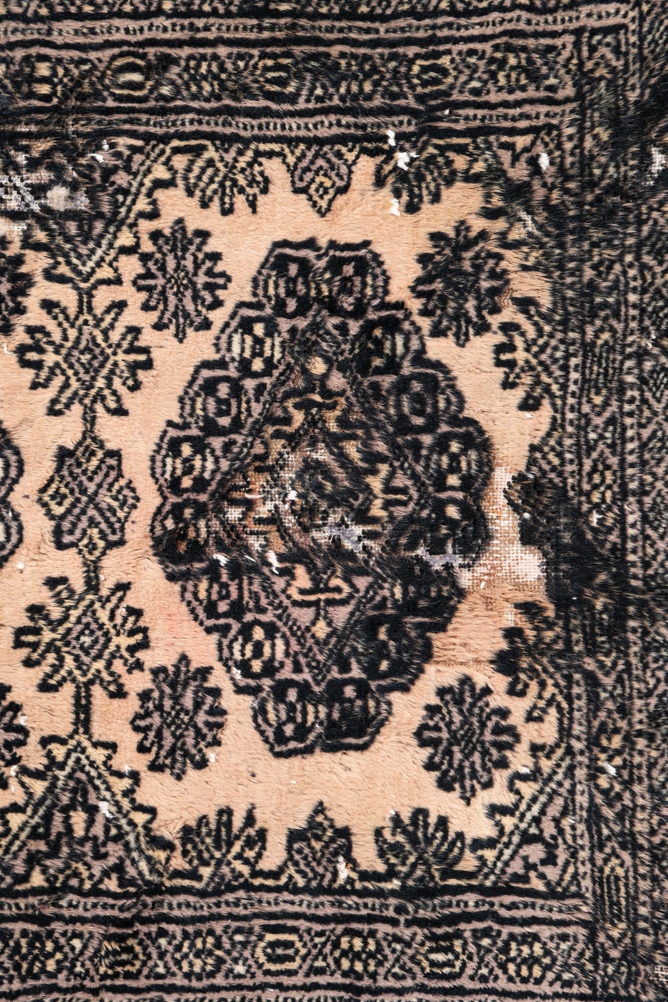 2' 10 x 5' Hand Knotted Ultra Vintage Persian Wool Rug