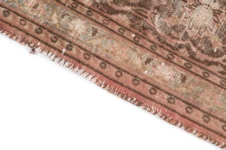 6' 7 x 9' 7 Hand Knotted Ultra Vintage Persian Wool Rug