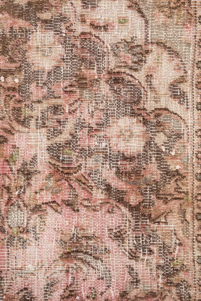 6' 7 x 9' 7 Hand Knotted Ultra Vintage Persian Wool Rug