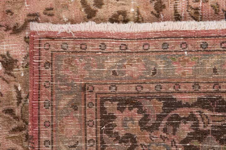 6' 7 x 9' 7 Hand Knotted Ultra Vintage Persian Wool Rug
