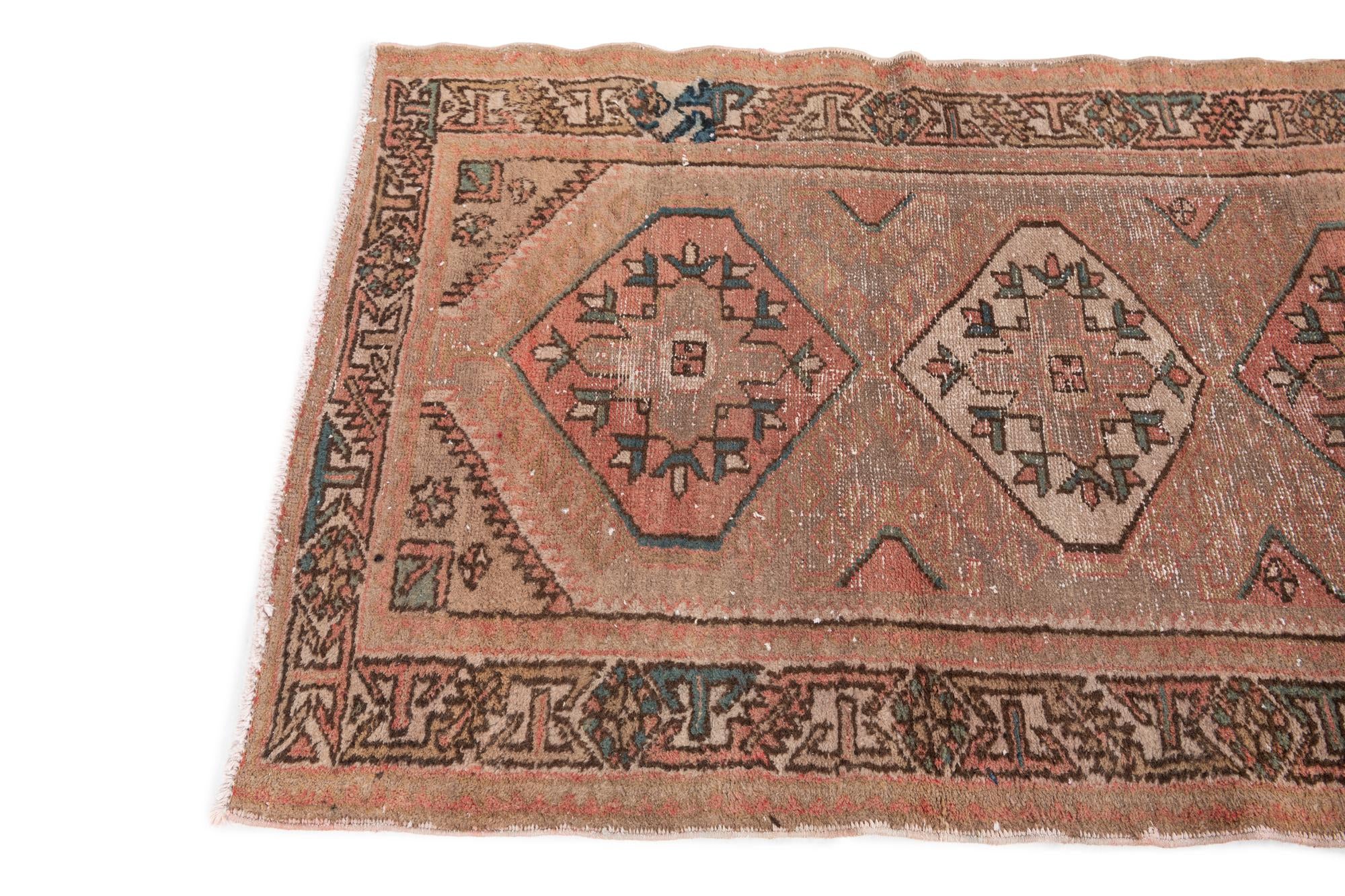 95cm x 140cm anudado a mano Ultra Vintage Alfombra Persa Lana
