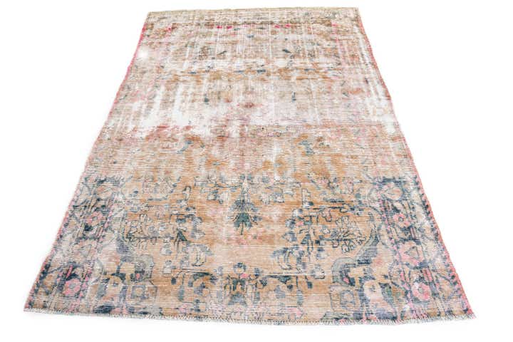 170cm x 245cm Noué main Ultra Vintage Tapis Persan Laine
