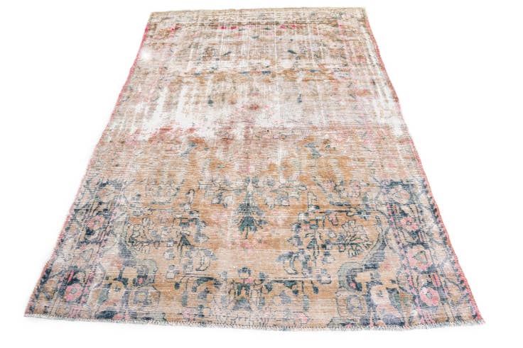 Vue détaillée : 170cm x 245cm Noué main Ultra Vintage Tapis Persan Laine