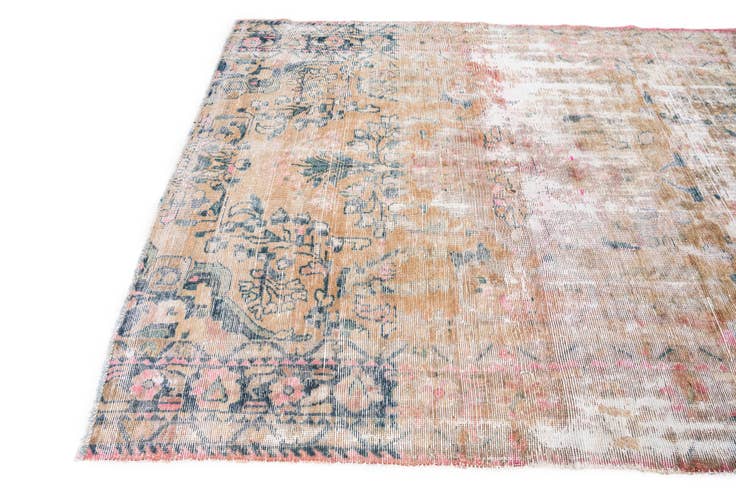 Vue détaillée : 170cm x 245cm Noué main Ultra Vintage Tapis Persan Laine