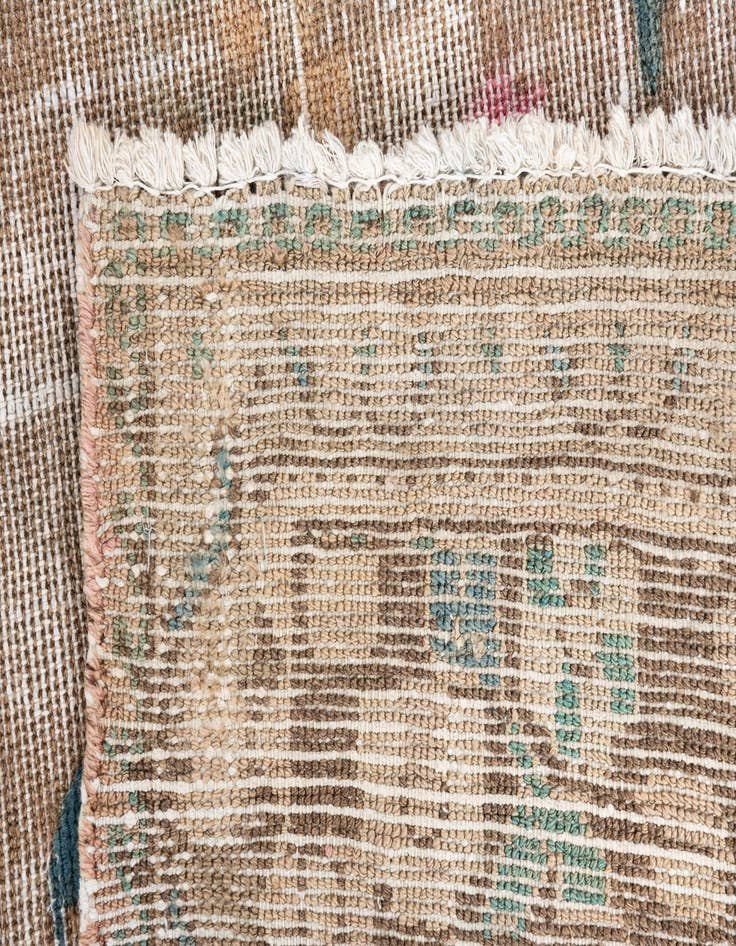 Detail image of 5' 6 x 8' 1  Hand Knotted Ultra Vintage Persian Wool Rug