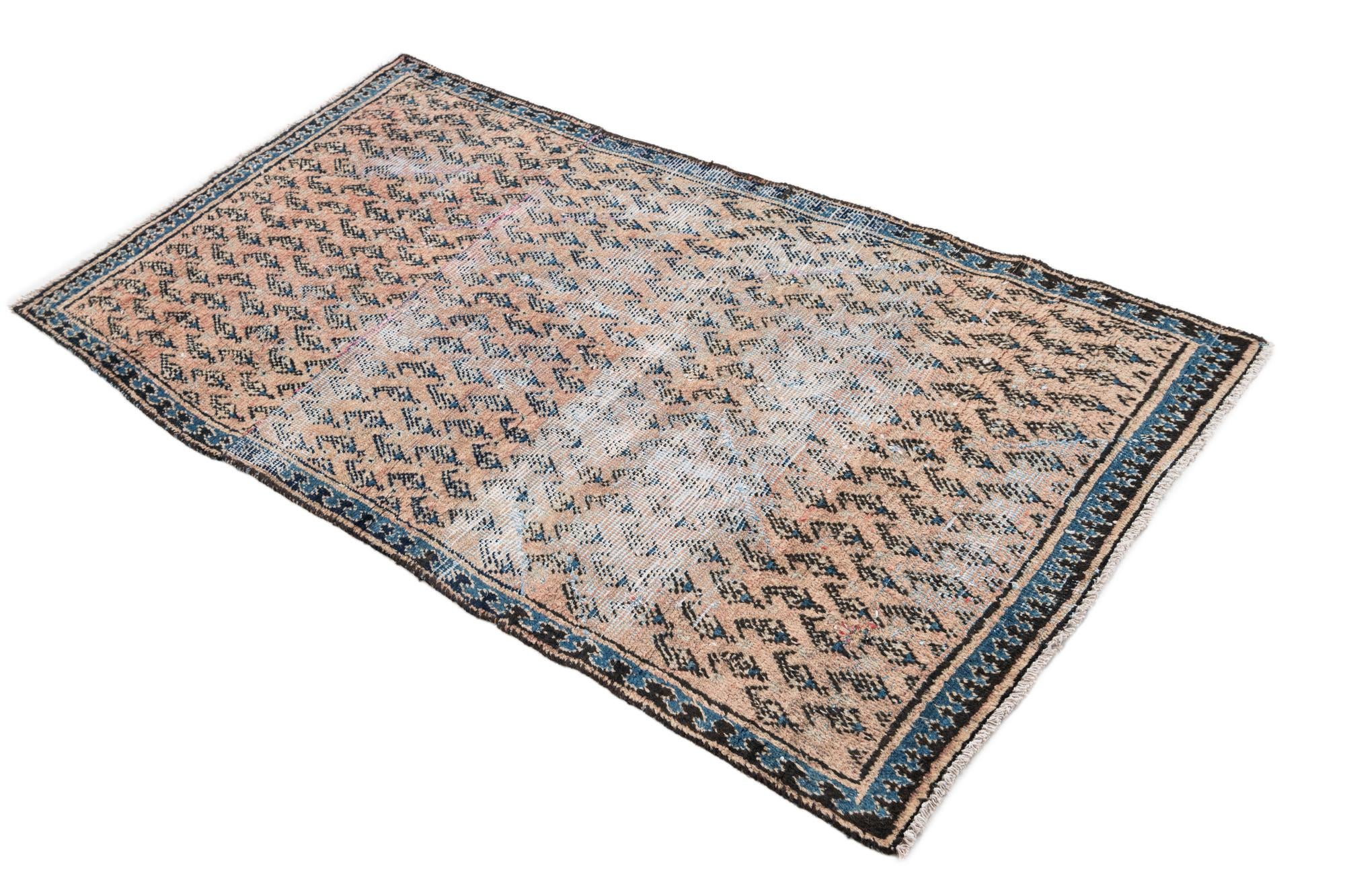 2' 9 x 5' 3 Hand Knotted Ultra Vintage Persian Wool Rug