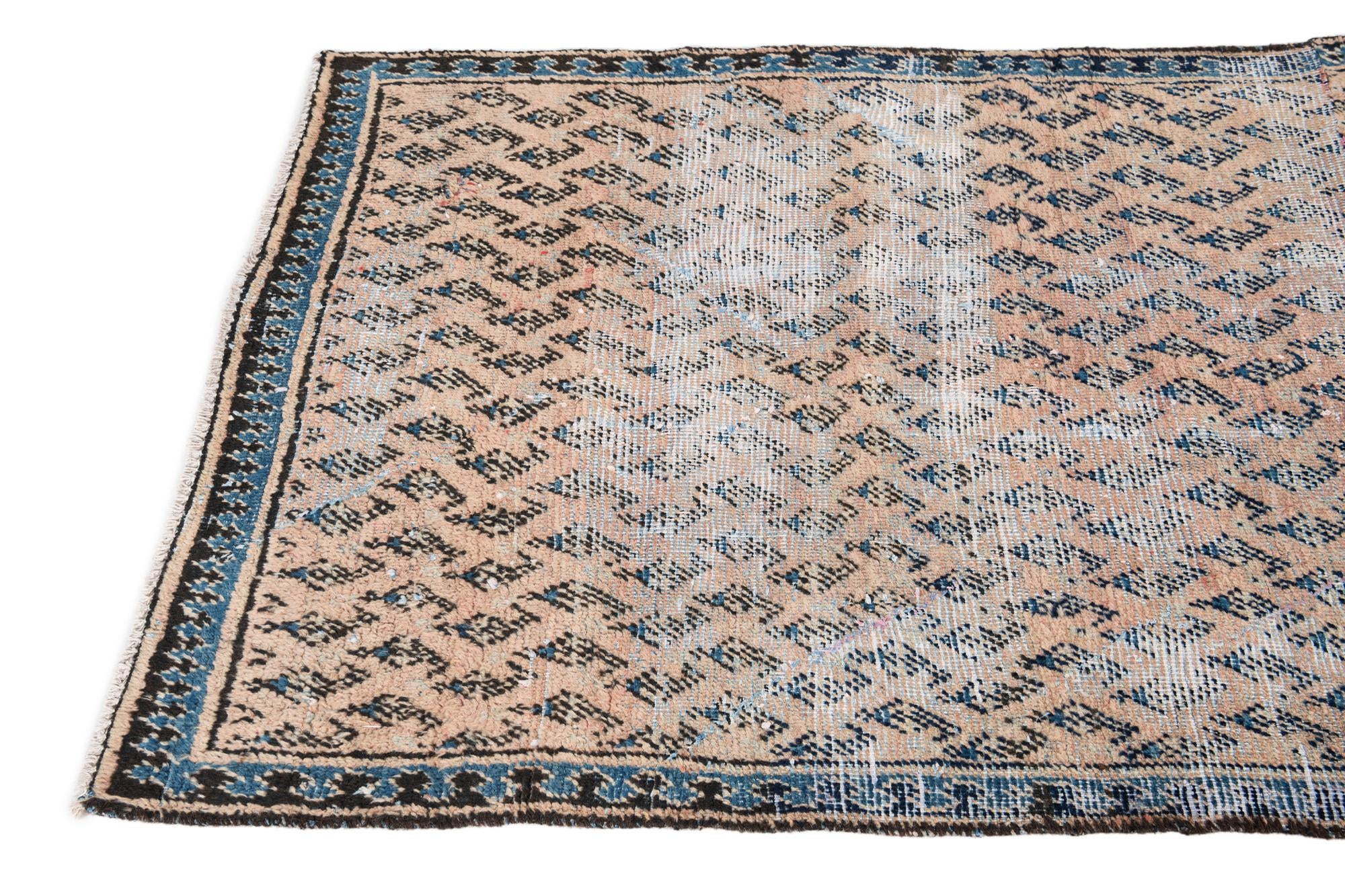2' 9 x 5' 3 Hand Knotted Ultra Vintage Persian Wool Rug