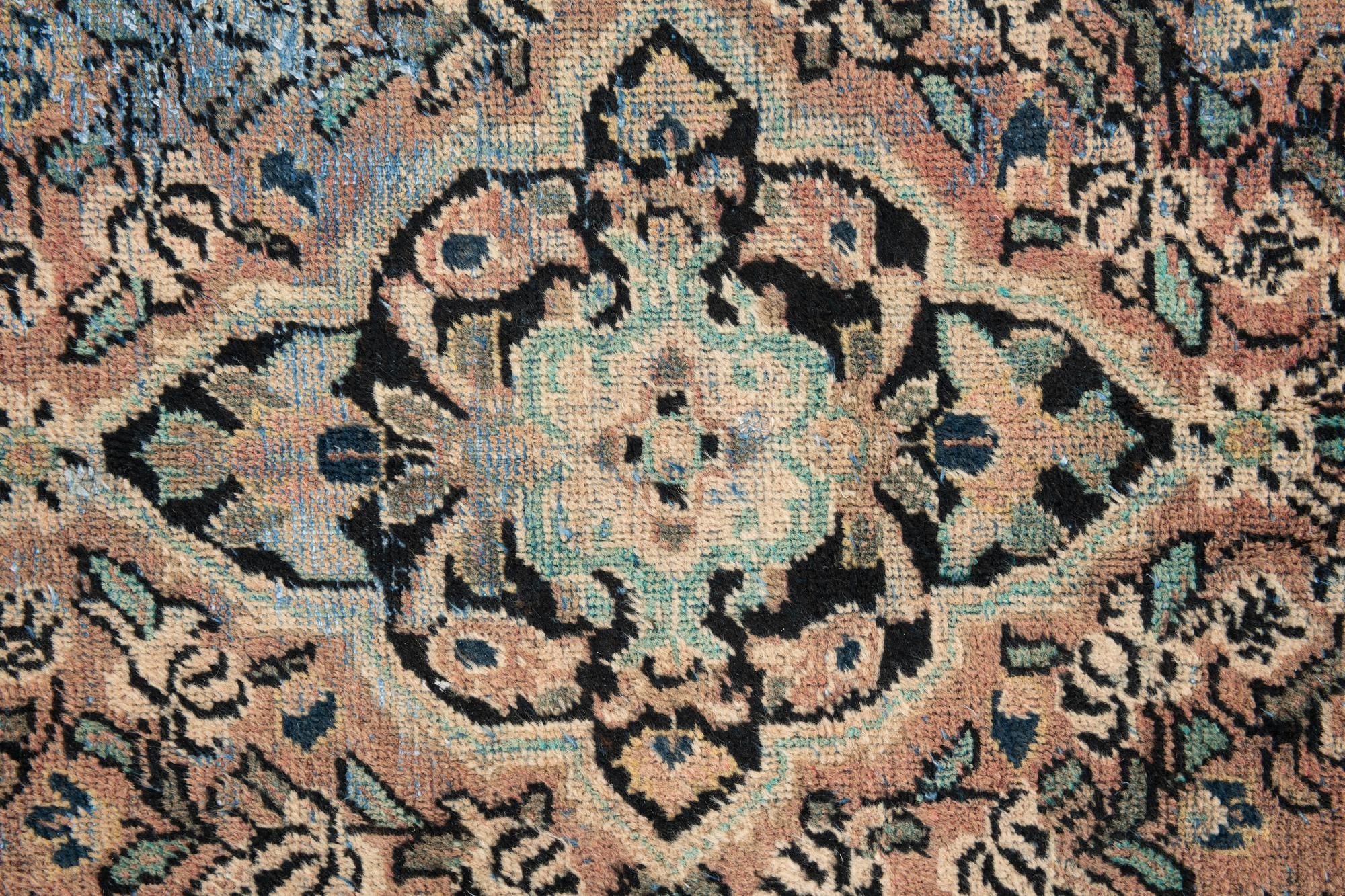 4' x 6' 3 Hand Knotted Ultra Vintage Persian Wool Rug