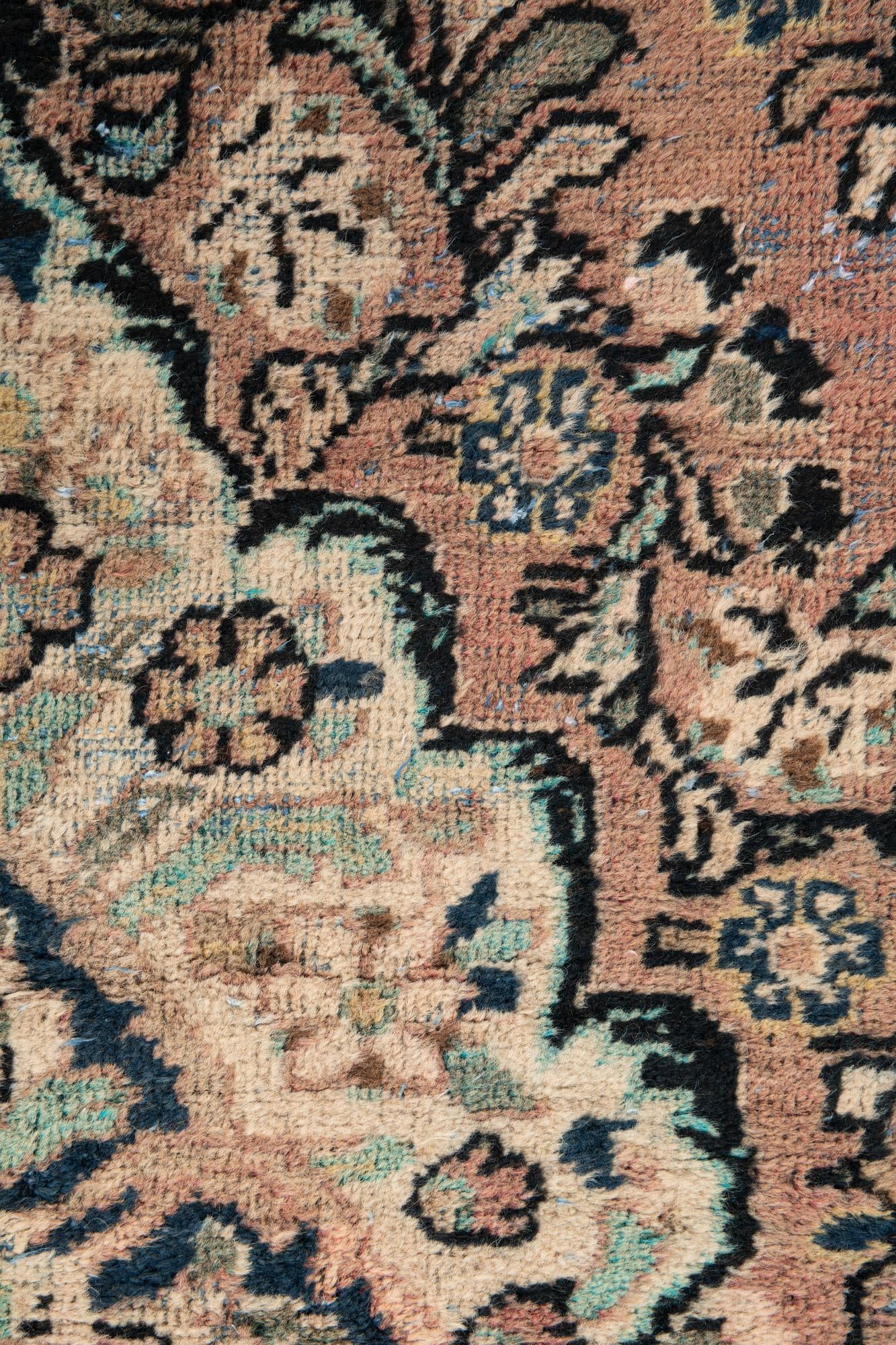 4' x 6' 3 Hand Knotted Ultra Vintage Persian Wool Rug